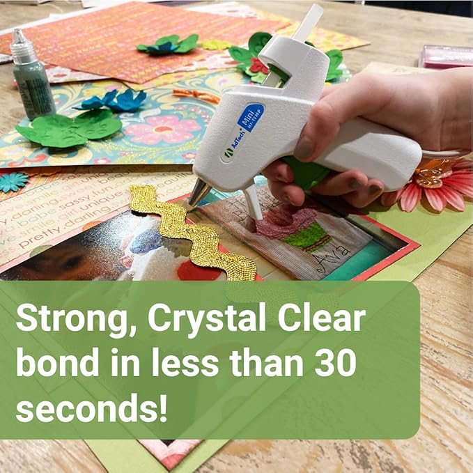 Adtech W229-34ZIP100 Mini Hot Glue Sticks, 100 pack, Clear 100 Count