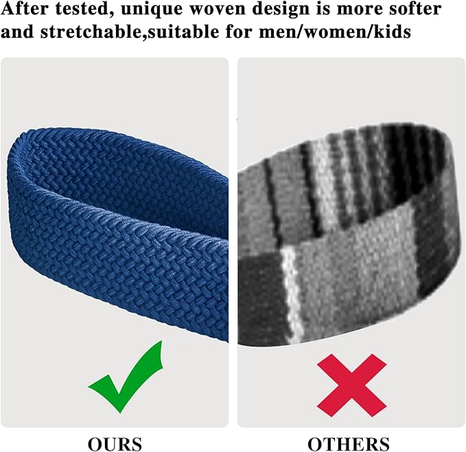 Fishent Stretchy Wristlet Keychain,Braided Cute Wrist Lanyards for Keys, Key Chain Holder for Women Men, Wrist Strap Keychain for Car Keys Phone Camera Wallet ID Badges Card (Atlantic Blue)