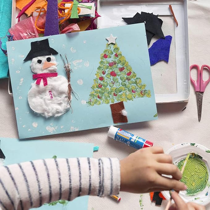 100 Sheets Light Blue Cardstock 8.5 x 11 Pastel Paper, Goefun Blue Card Stock Printer Paper for Wedding Invitations, Menus, Crafts, DIY Cards