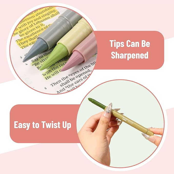 Mr. Pen- Gel Highlighters, 16 Pack, Soft & Muted Colors, No Bleed Bible Markers