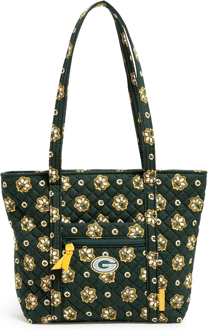 Vera Bradley Women's Cotton NFL Small Vera Tote Bag (Multiple Teams Available)