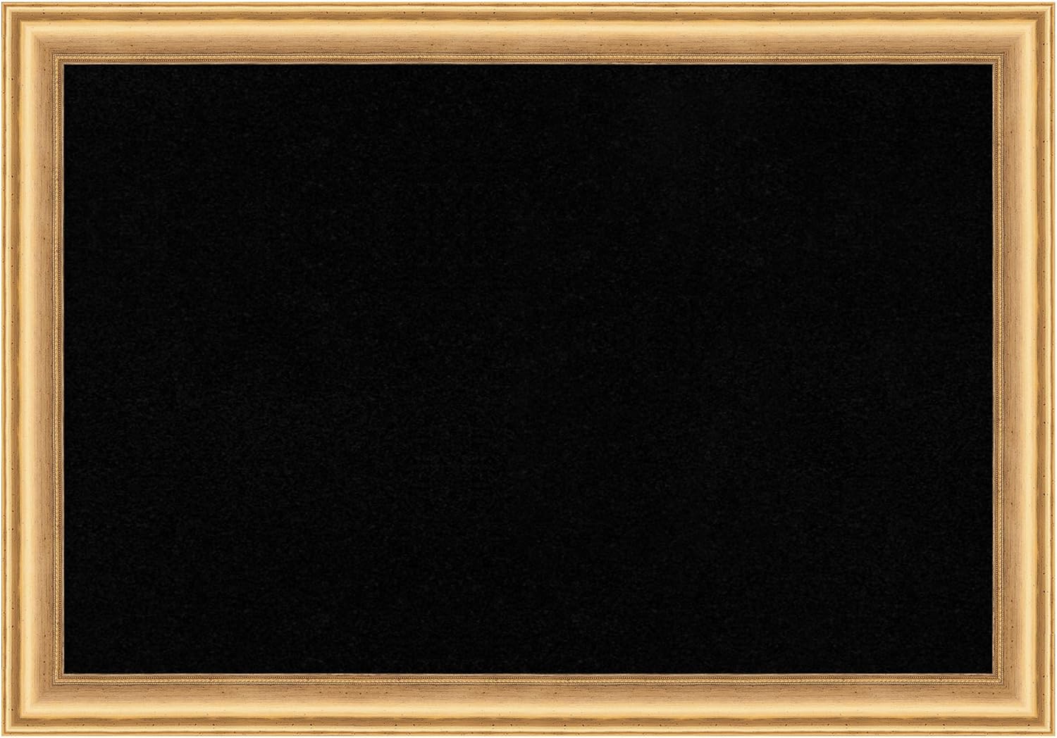 Amanti Art Black Cork Board for Wall, 14x20 Vision Board with Gold Wood Frame, Small Corkboard Office Decor for Home Organization, Casual Corkboard Pinboard to Display Items for Home Organization in