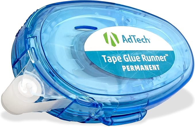 Crafter's Tape Permanent Glue Runner-.31"x8.75 Yards