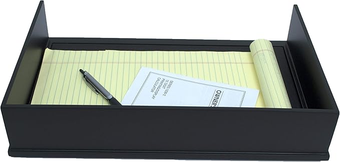 Victor Midnight Black Collection, Legal Size Letter Tray, Black, (1168-5)