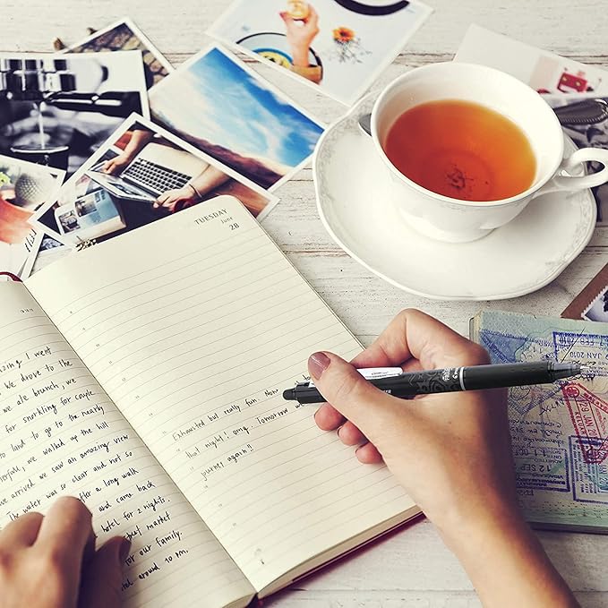 Pilot, FriXion Clicker Erasable Gel Pens, Fine Point 0.7 mm, Pack of 15, Assorted Colors