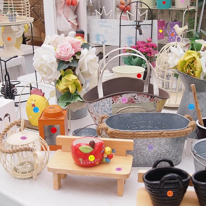 Dot Stickers,Pack of 2400 Round Color Coding Circle Dots Stickers Labels (3/4",Orange)