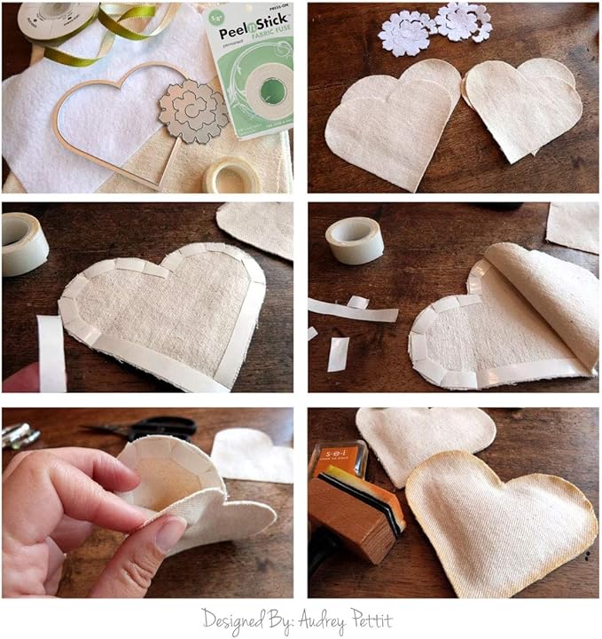 iCraft PeelnStick Badge, Patch and Applique Fabric Fuse Sheets, 5 Sheets, 4.25 Inches x 5 Inches