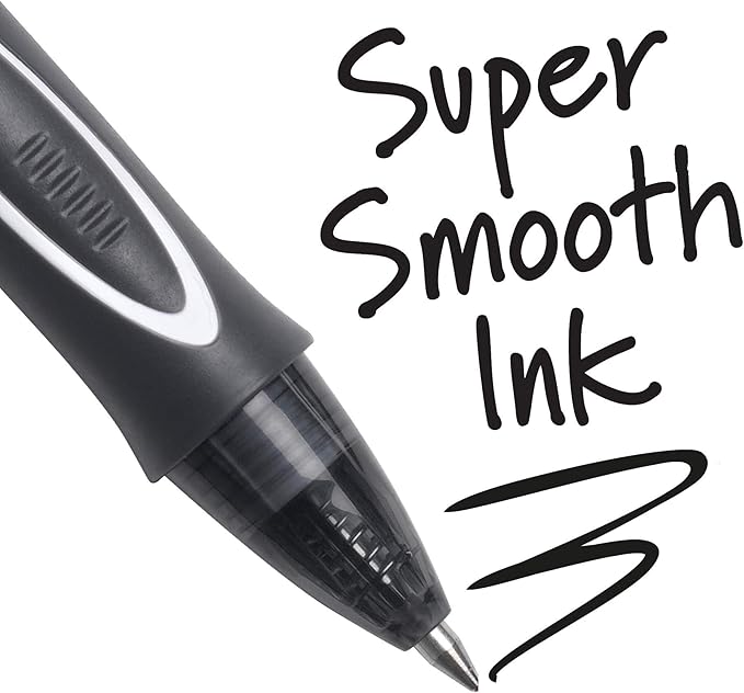 BIC Gel-Ocity Quick Dry Gel Pens, Medium Point Retractable Gel Pen (0.7mm), Assorted Colors, 3-Count