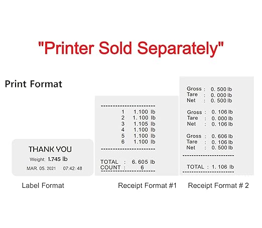 TBW-100 Bench Scale for Warehouse Industrial Shipping Scale and, Lb/Kg Switchable, 100lb Capacity, 0.02lb Readability, NTEP Legal for Trade