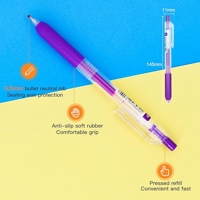 Jelly colors Journal Planner Pens Colorful 0.5mm Markers Fine Tip Drawing Pen Porous Fineliner Pen for Bullet Journaling Writing Note Taking Coloring Art Office School Supplies (12 jelly colors)