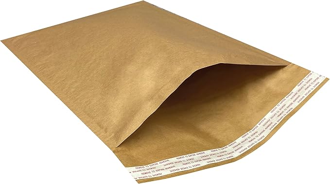 Honeycomb paper padded envelope sealable mailers (30, #5-10.5" x 15")