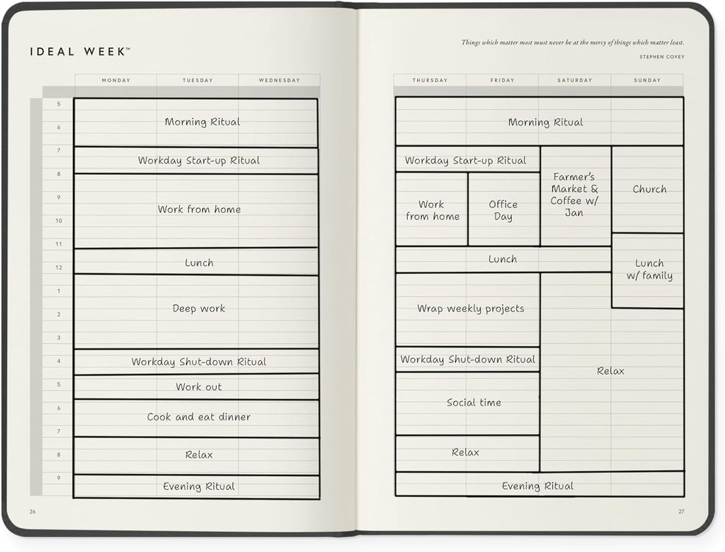 Full Focus Gray Linen Planner by Michael Hyatt - The #1 Daily Planner to Increase Focus, Eliminate Overwhelm, and Achieve Your Biggest Goals - Hardcover