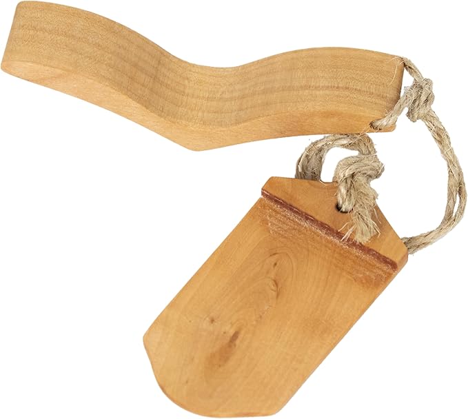 Handmade Wooden Book Page Holder - Wooden Thumb Bookmark - Novel Reading Accessories, Book Gadgets, Presents for Readers, Book Lovers Gifts, Bookworm (Pear Natural)