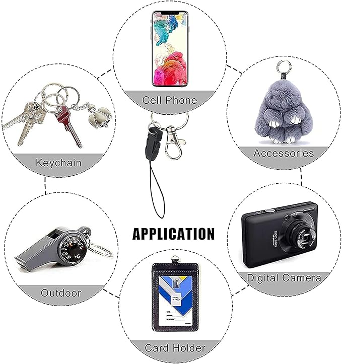 Yiflin Cute Neck Lanyard for Keys,Keychain,Wallet,ID Card Holder,with Quick Release Buckle