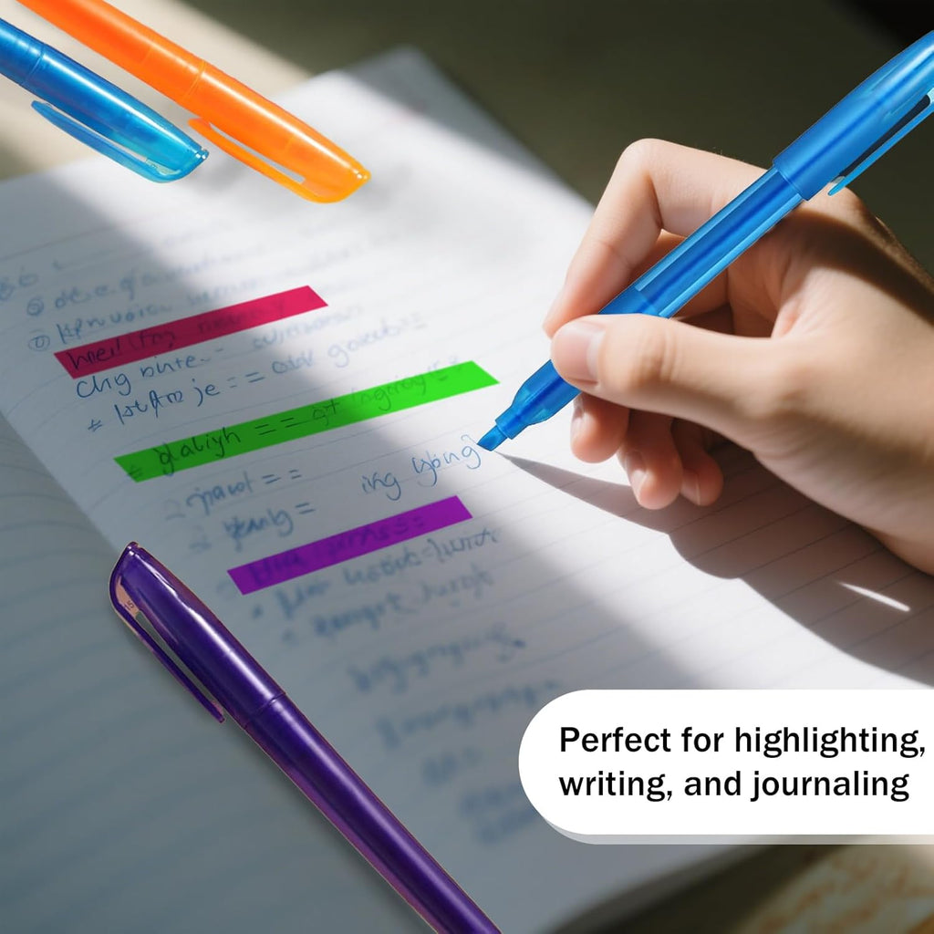 180 Pcs Highlighter Bulk Chisel Tip Multicolor Fluorescent Markers for School Office Classroom Supplies