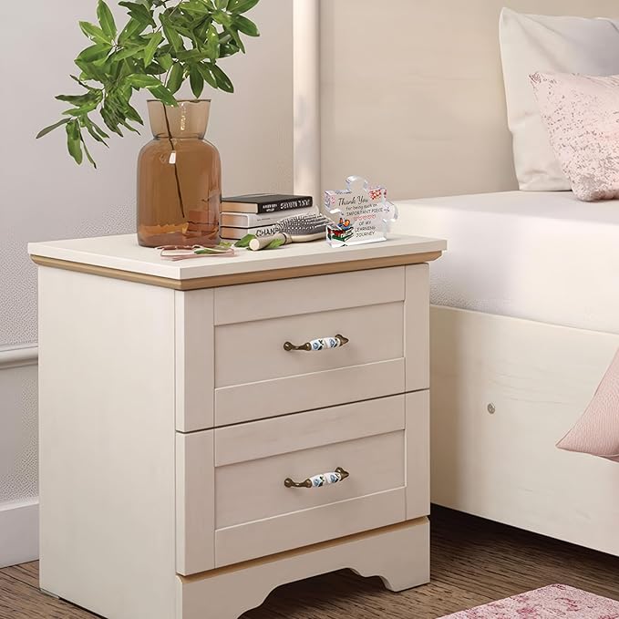 VELENTI Teacher Appreciation Gifts for Women, Men - Thank You Paperweight Acrylic Block Puzzle 3.35 x 2.76 inch - Heartwarming Teacher Gift - Cute Student Teacher Gifts - Novelty Daycare Teacher Gift