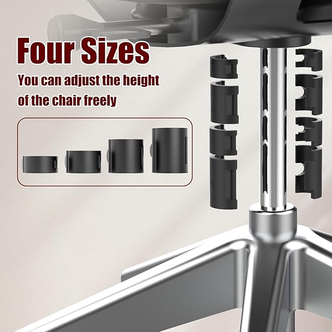 Office Chair Lifting Rod Fixing Pipe Clamp Connect the clamp to the large office chair cylinder piston to prevent the seat from sinking, with a variety of matching sizes and Heights