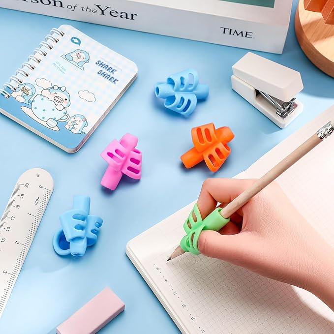 12 PCS Grips for Pencil, Grips for Pencil for Kids Handwriting, Pencil Holder for Kids, Pen Grip
