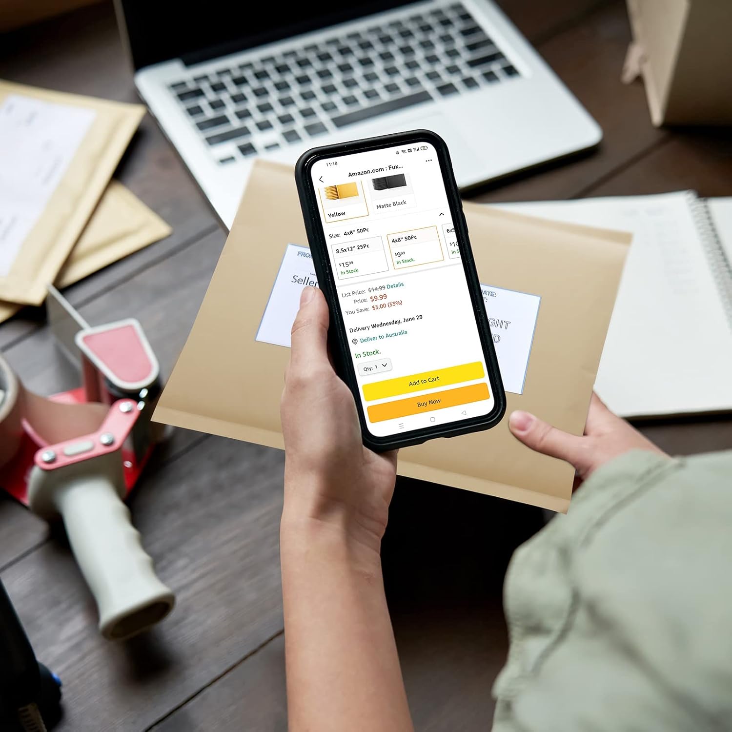 Fuxury Kraft Bubble Mailer 6x10 Inch 50 Pack，Strong Adhesion Padded Envelopes,Self Seal Bubble Envelopes, Waterproof Cushioned Bubble Mailers Packaging for Small Business，Bulk #0 Mailers Brown