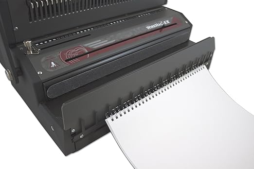 Akiles AWM-EX31 Model WireMac-EX31 All-in-One Electric Wire Punch and Manual Wire Closer, 3:1 Pitch, 3/16" to 9/16" Wire Closing Capacity, Square (4x4 mm) Hole Size, All 40 Disengageable Pins