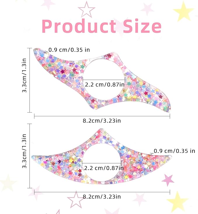 Book Page Holder, 4Pcs Thumb Book Page Holder, Resin Book Holder Thumb for Reading, Book Accessories for Reading Lovers Sparkle Diamond Book Opener Holder for Teachers Students