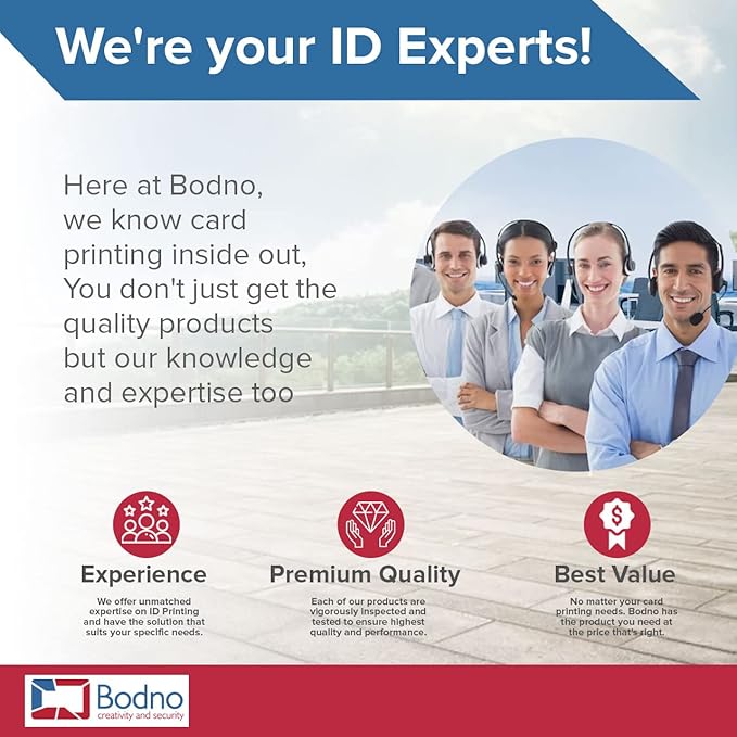 250 Pack - Bodno Premium CR80 30 Mil Graphic Quality PVC Cards
