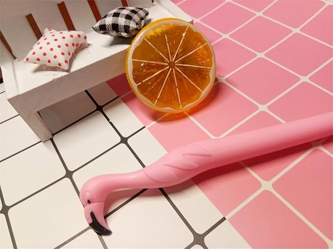 20pcs Flamingo Gel Ink Pens 0.5 mm Black Ink Novelty Pens for Child, Women, Coworkers Kids Office School Home Wedding Bridal Shower Students Teachers Employees Gifts Party Supplies (Pink 20pcs)