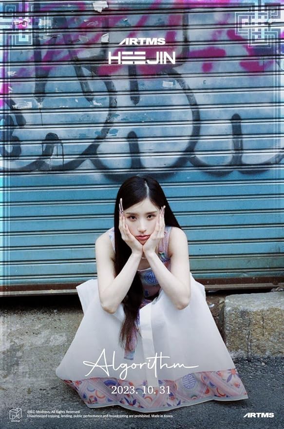 HEEJIN K 1st Mini Album CD+Booklet+Special Class objekt+Sticker+Folded Poster on Pack+Clear photocard+Photo Stand+Tracking Sealed (Random Version)