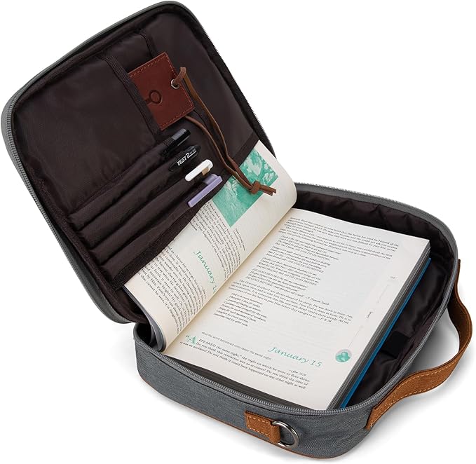 Montana West Bible Covers for Women Bible Cases with Leather Bookmark Protective Crossbody Carrying Book Case for Church Travel Gift