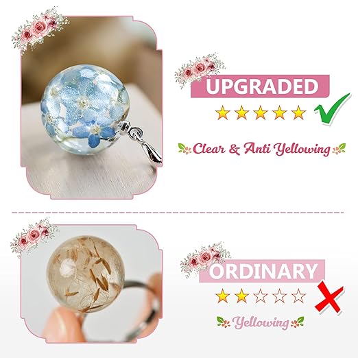 300g UV Resin,Upgraded Hard Type Crystal Clear Epoxy Resin Up Premixed UV Cure for Craft Jewelry Making