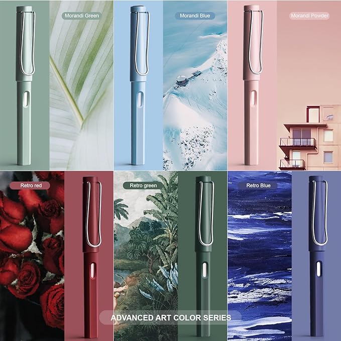 Infinity Forever Pencil Christmas Gift - 0.7mm Infinite Everlasting Metal Inkless Pencils Set with Eraser , No Need Sharpened, Replace Mechanical Pen for Drawing and Writing（6 Pens +6Replacement Tips）