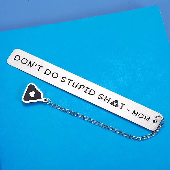 Easter Basket Stuffers for Boys Girls Funny Bookmarks White Elephant Gifts Christmas Stocking Stuffer for Son Daughter from Mom Valentine Birthday Graduation Humor Gag