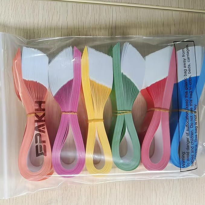 Epakh 600 Pcs Paper Wristbands Neon Wrist Bands Waterproof Handbands for Events Lightweight Concert Wristbands Neon Colored Adhesive Wrist Band for Party