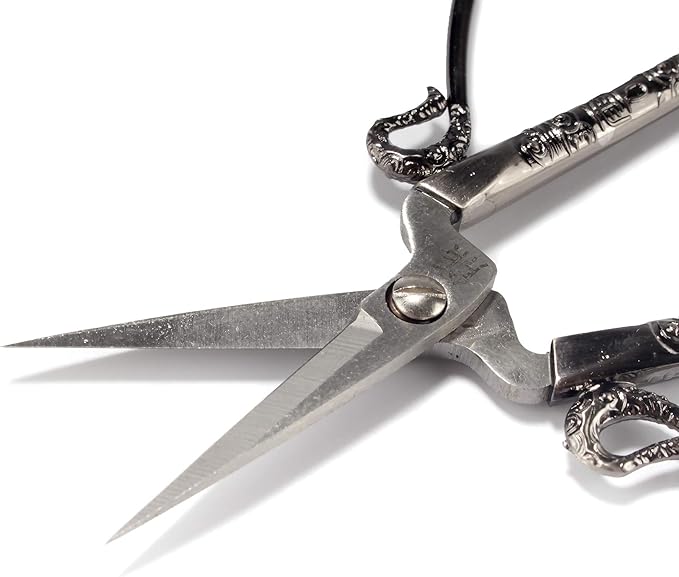 JubileeYarn Classic Chinese Small Embroidery Craft Scissors - Silver - 1 Scissor