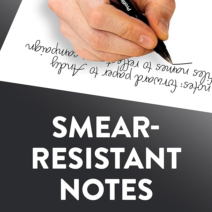 Paper Mate Profile Retractable Gel Pen, Ultra-Smooth Ink, Black, 0.7mm Medium Point, 12 Count