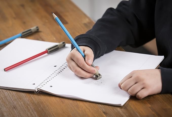 L LIFETIME Light Saber Pencils Party Favors, Star Fan Theme Goody Bag Supplies Blue Red Green with 3D Eraser Top for Boys Girls Adults Teen Tween Gift Birthday Celebration (3)