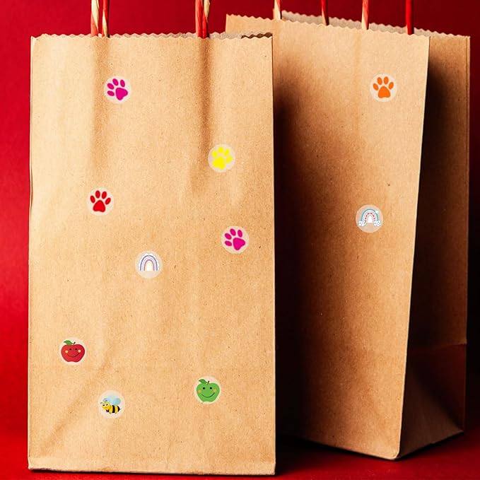 0.5 Inch Black Paw Print Stickers,Self Adhesive for Scrapbooking/Kid DIY Arts Crafts/Reward Stickers Teachers Stickers