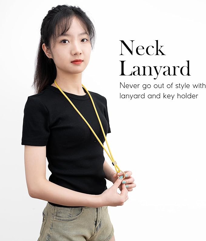 SENLLY Neck Lanyard Strap for Keys, Original Minimalist Design KeyChain Holder