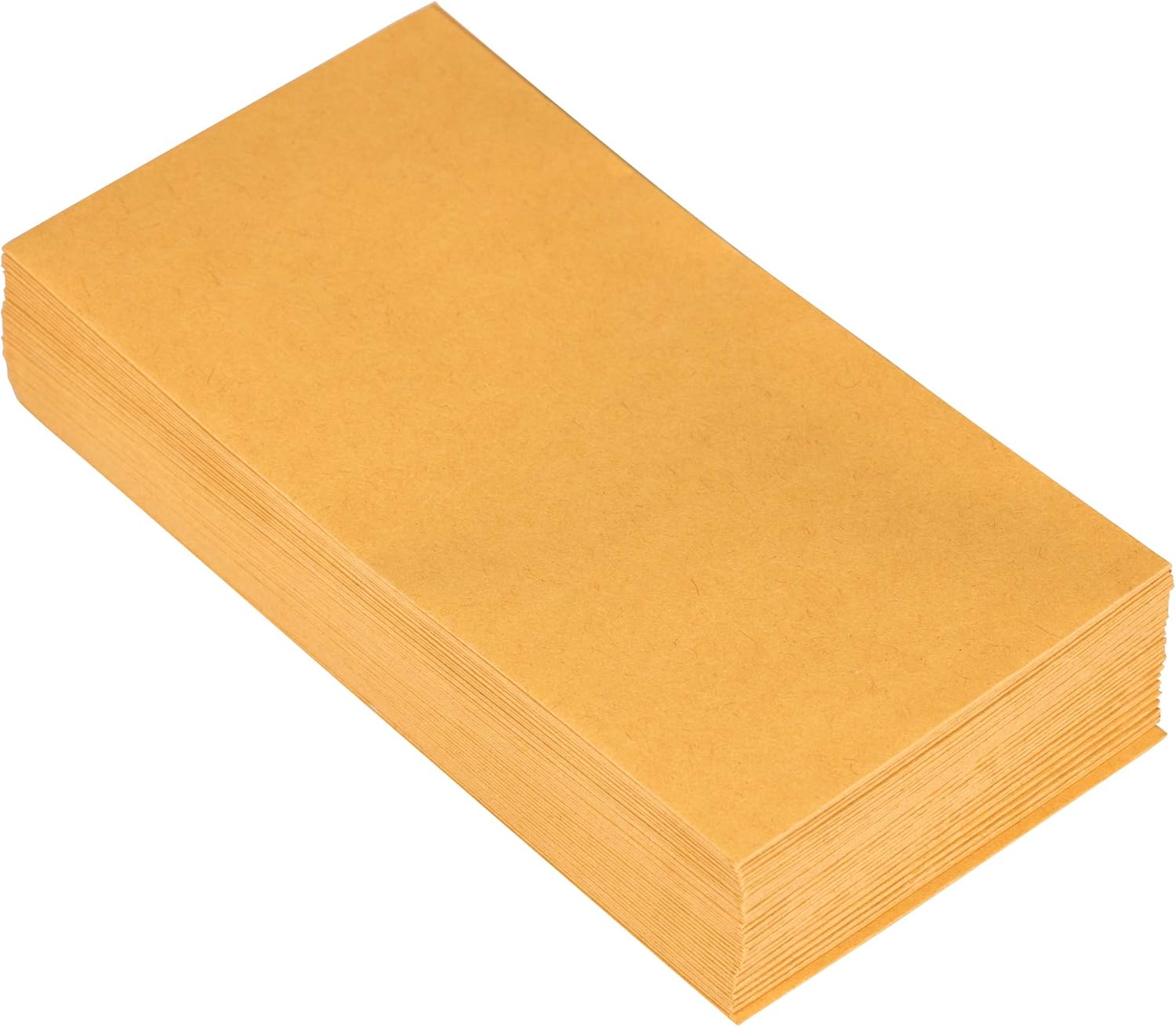 JAM PAPER #7 Coin Business Envelopes with Peel and Seal Closure - 3 1/2 x 6 1/2 - Brown Kraft Manila - Bulk 500/Carton