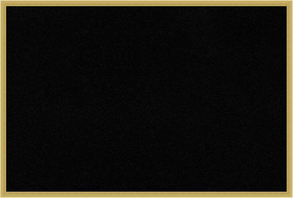 Amanti Art Black Cork Board for Wall, 25x37 Vision Board with Gold Wood Frame, Large Corkboard Office Decor for Home Organization, Modern Contemporary Corkboard Pinboard to display items for home