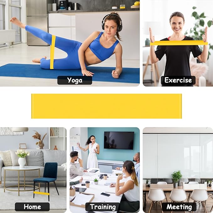 6 Pack Chair Bands for Kids with Fidgety Feet, ADHD Tools for Kids, ROOKEA Sensory Room Must Haves for Adhd Kids Fidget Chair Bands Autism Classroom Must Haves ADHD Tools for Classroom Home Chairs