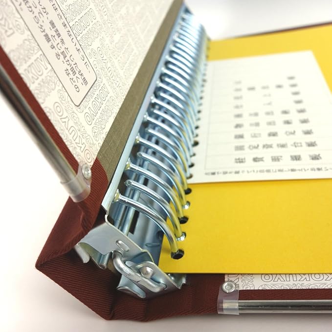 Red B5 Tatefuchi gold with 200 single-wafer-120RZ paste Kokuyo color binder MP cloth (japan import)