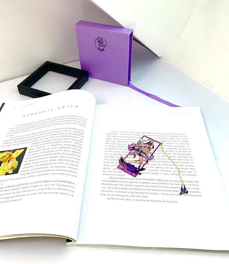 Genshin Impact Cyno Metal Bookmark - Anime Figure Merch with 3D Display Box - Birthday Gifts for Fans Friends Gamer Book Lovers