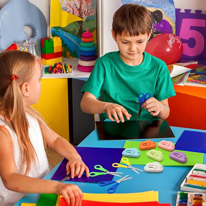 WILLBOND 36 Pcs Scissor Bulk Multipurpose Scissor Mini Retractable Utility Knife Cloud Flower Pocket Box Cutter All Purpose Scissor for Office Home School Sewing Fabric Craft Supply