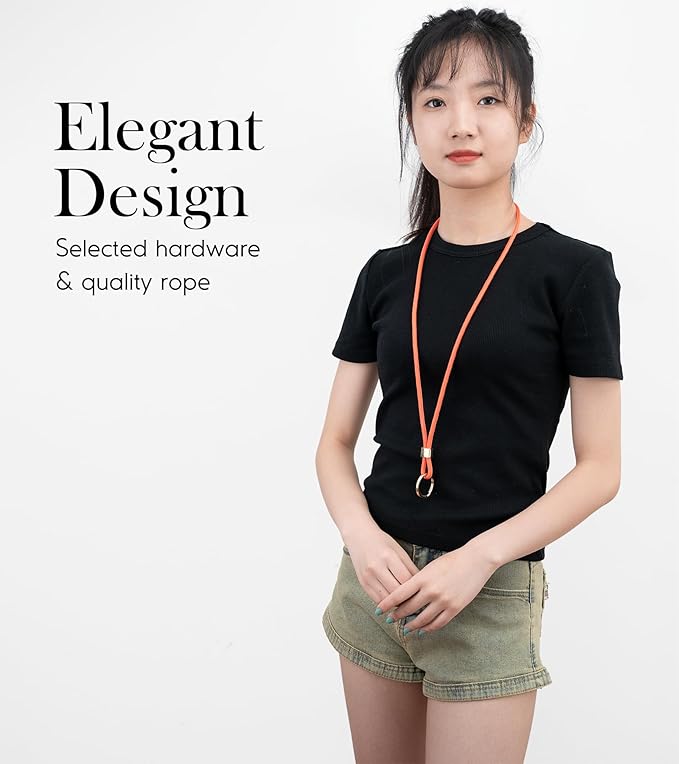 SENLLY Neck Lanyard Strap for Keys, Original Minimalist Design KeyChain Holder