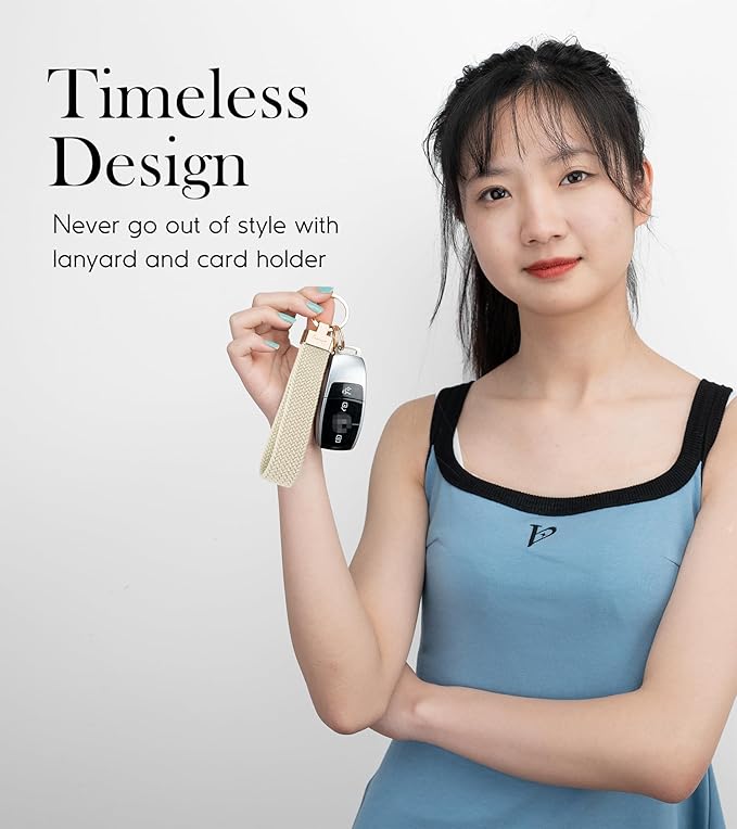 SENLLY Wristlet Lanyard, Stretchy Keychain Holder, Original Elastic Anti-Drop Design Keyring