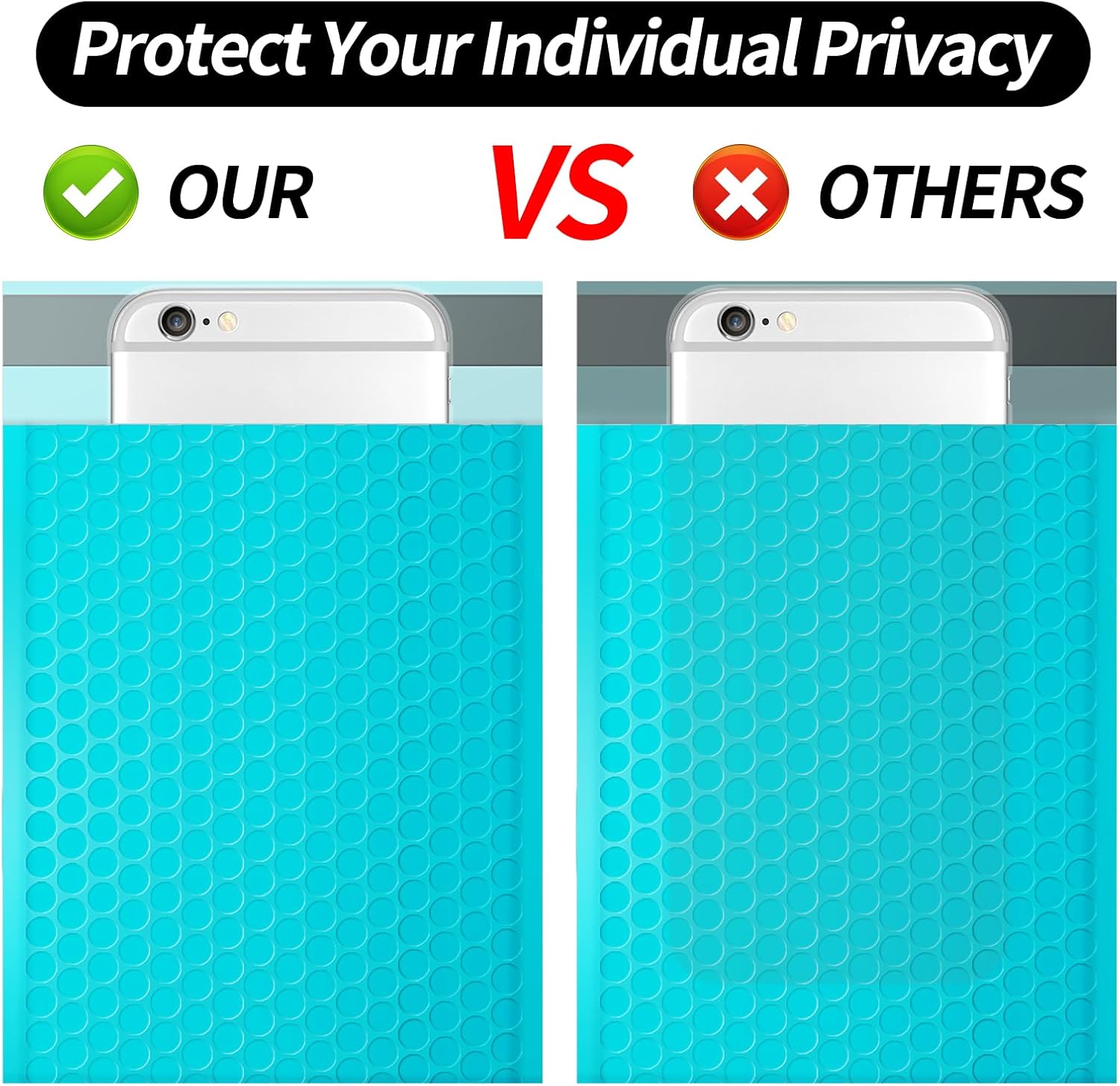 Bubble Mailers 8.5x11inch 40Pack Teal Bubble Mailers Self-Seal Padded Mailing Envelopes Bubble Opaque Padded Mailer for Small Businesses to Package and Mail Jewelry Cosmetics#2