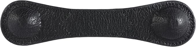 KINIVA Leather Weighted Bookmarks Book Weight Page Holder for Reading,Book Open Holder for Kids Adult,Gifts for Reader (01 Black)