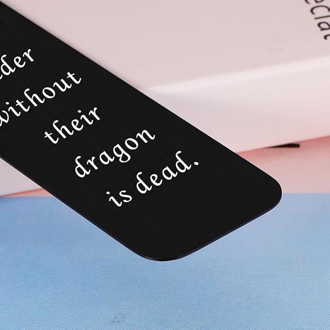 Dragon Merch for Women Men Dragon Bookmark for Him Her Fantasy Bookmark for Teen Girls Cool Book Marker Gift for Book Lover Book Fans Book Accessories Birthday Gift for Book Nerd Novel Gift