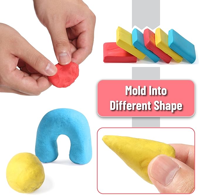 Mr. Pen- Art Eraser Set, 19 pcs, Colorful Kneaded Erasers for Artists with 1 Sharpener, Kneadable Erasers, Moldable Eraser, Art Erasers for Drawing, Artist Eraser, Drawing Erasers, Art Gum Eraser